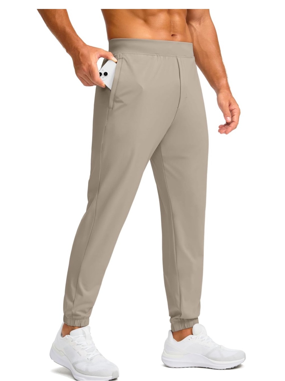 Men's Athletic Jogger Pants Carbon Dust Size 28S